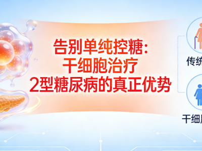 告别单纯控糖：干细胞治疗 2 型糖尿病的真正优势