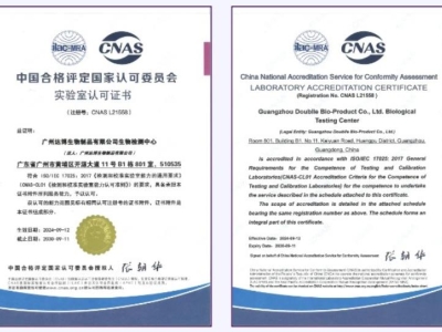 喜报 | 热烈庆祝达博生物荣获国家CNAS实验室资质认证！