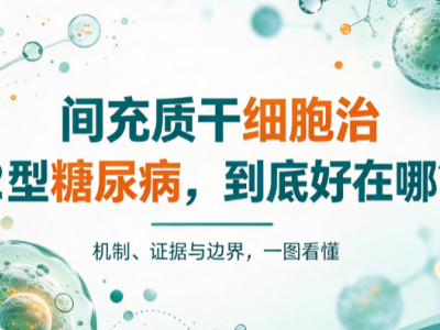 间充质干细胞治2型糖尿病，到底好在哪?