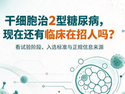 干细胞治2型糖尿病，现在还有临床在招人吗?