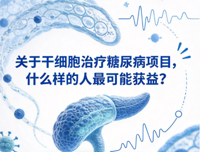 关于干细胞治疗糖尿病项目，什么样的人最可能获益?