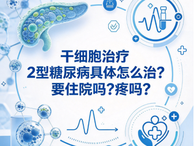 干细胞治疗2型糖尿病具体怎么治?要住院吗?疼吗?